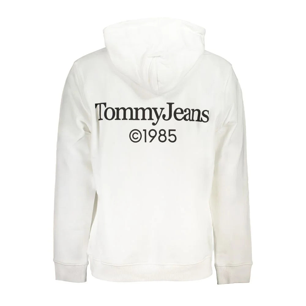 Tommy Hilfiger White Cotton Men Sweater - Hoodies