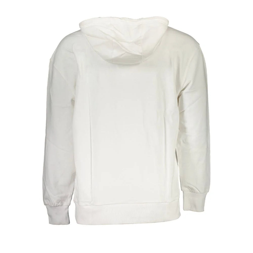 Tommy Hilfiger White Cotton Men Sweater - L - Hoodies