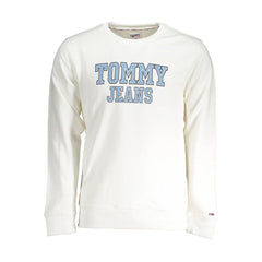 Tommy Hilfiger White Cotton Men Sweater - Sweatshirts