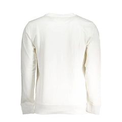 Tommy Hilfiger White Cotton Men Sweater - Sweatshirts