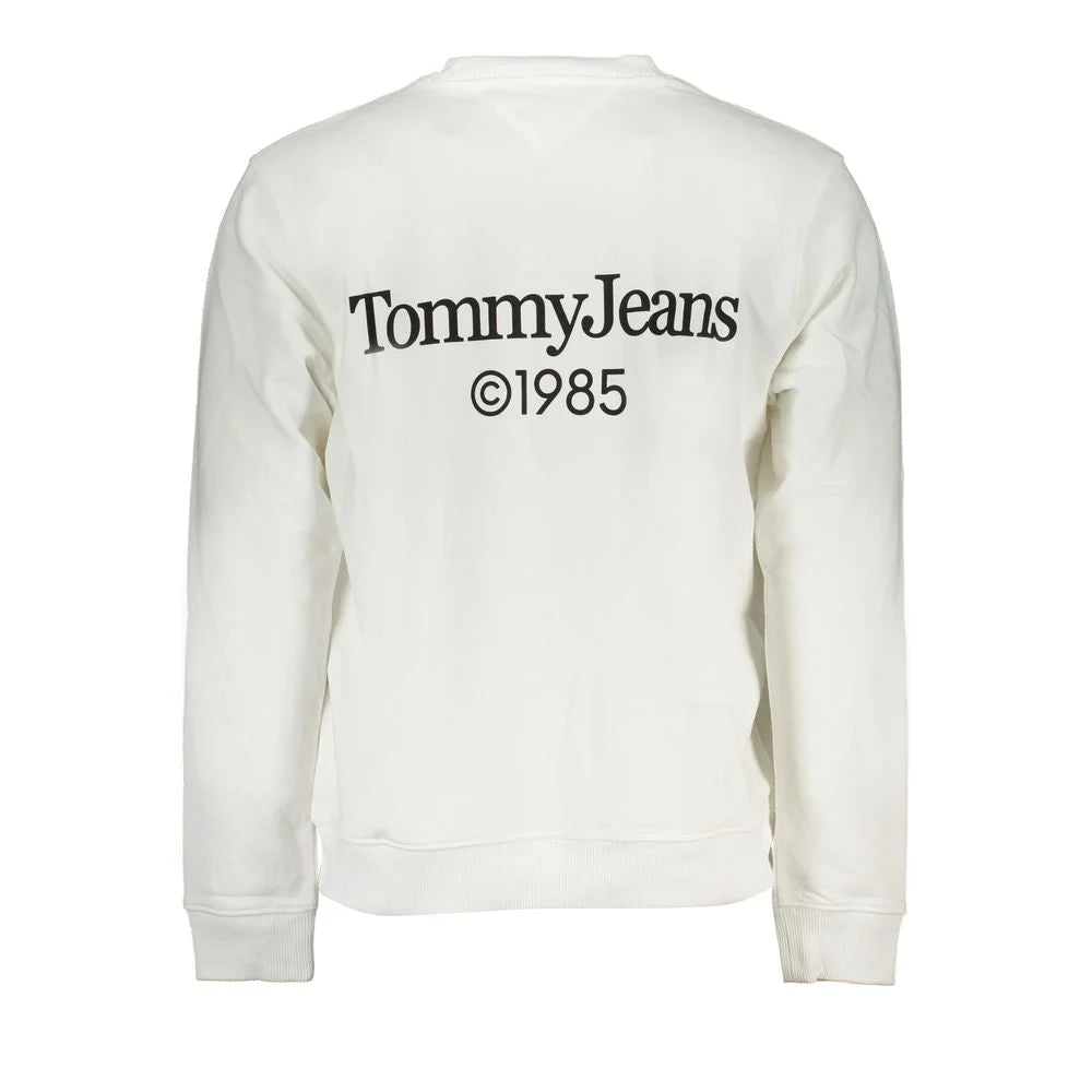 Tommy Hilfiger White Cotton Men Sweater - XXL - Sweatshirts