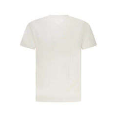Tommy Hilfiger White Cotton Men T-Shirt - T-Shirts