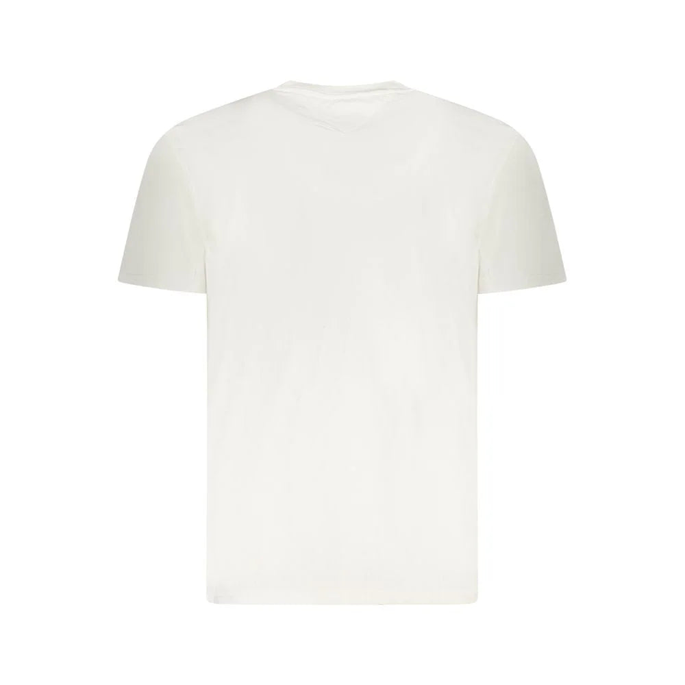 Tommy Hilfiger White Cotton Men T-Shirt - T-Shirts