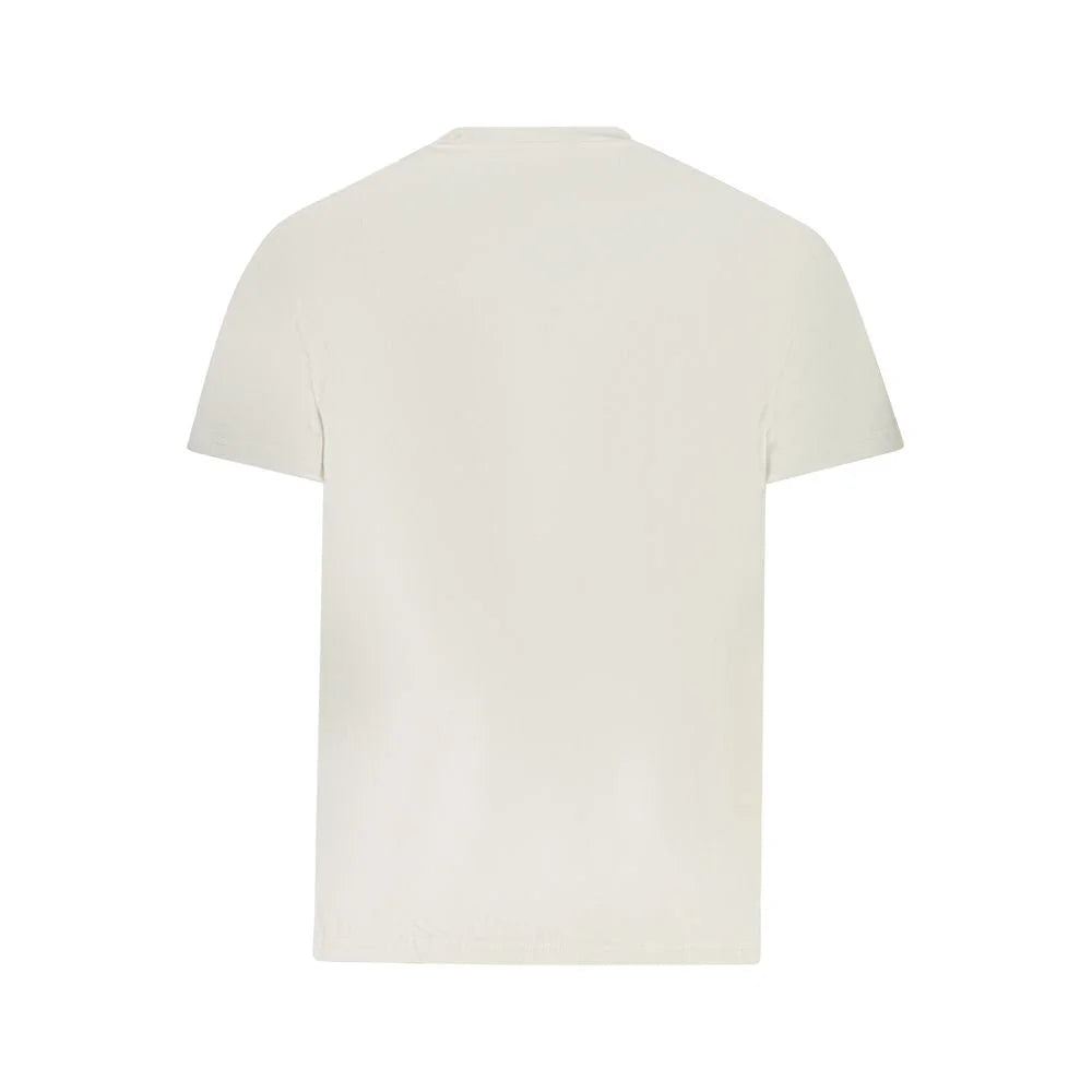 Tommy Hilfiger White Cotton Men T-Shirt - T-Shirts