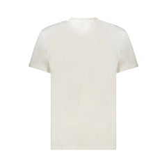 Tommy Hilfiger White Cotton Men T-Shirt - T-Shirts