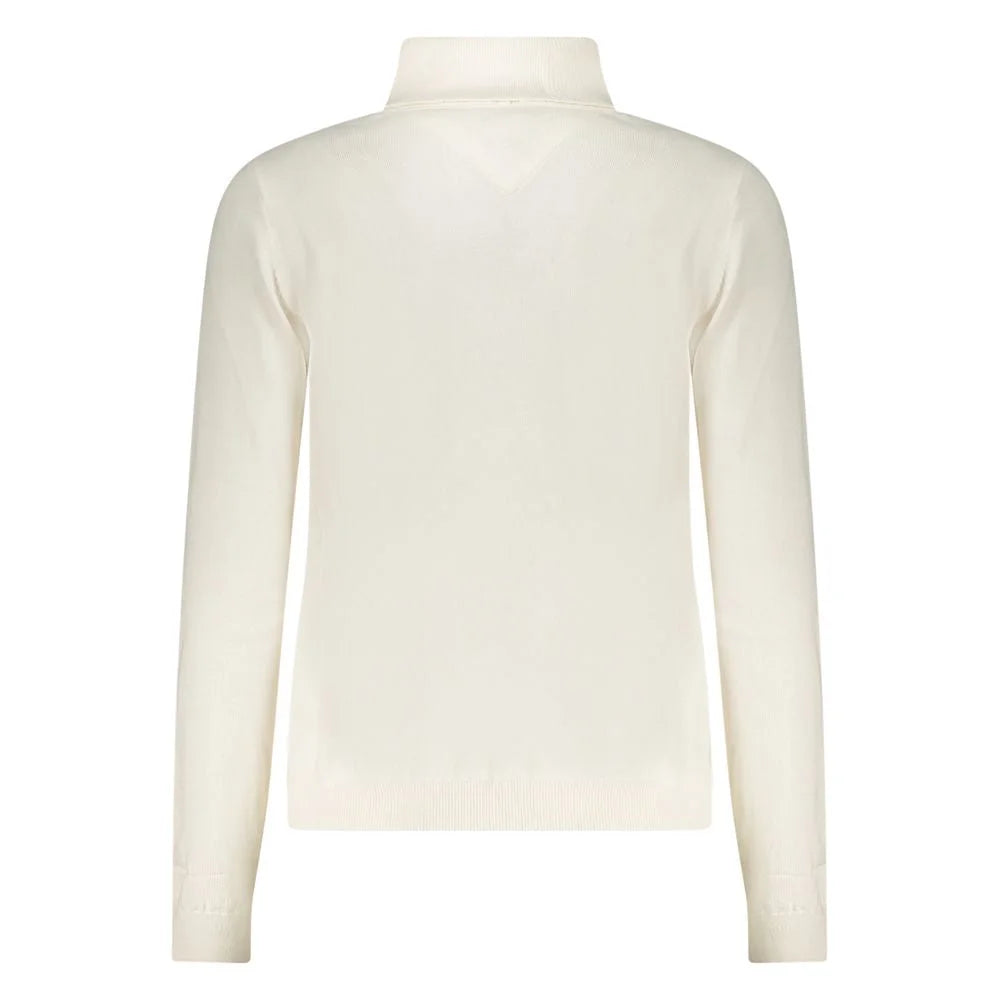Tommy Hilfiger White Cotton Sweater - Sweaters