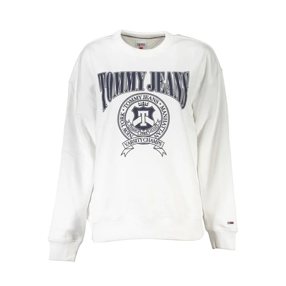 Tommy Hilfiger White Cotton Sweatshirt - XL - Sweatshirts
