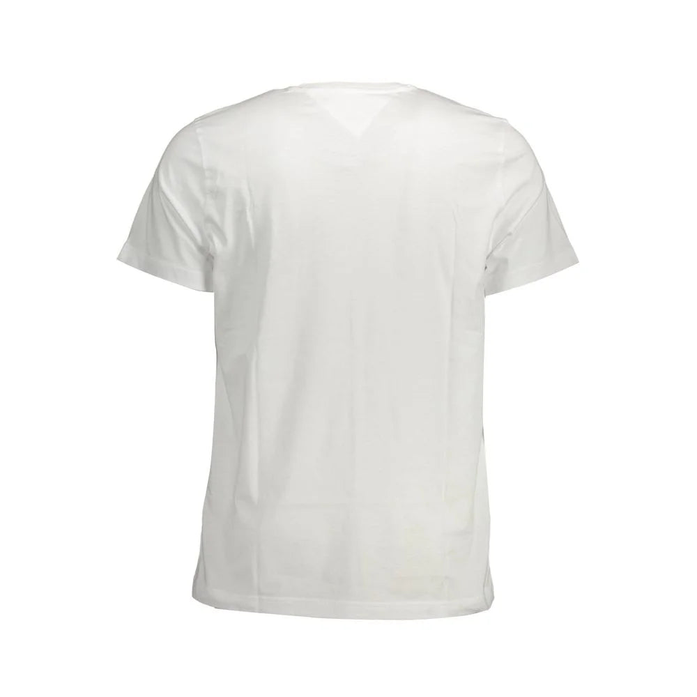 Tommy Hilfiger White Cotton T-Shirt - T-Shirts