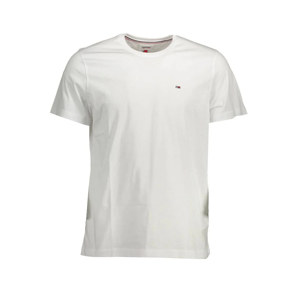 Tommy Hilfiger White Cotton T-Shirt - T-Shirts