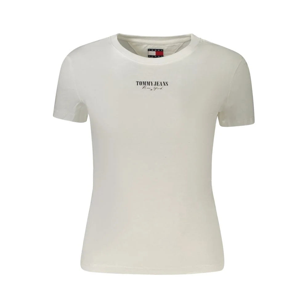 Tommy Hilfiger White Cotton Women T-Shirt - T-Shirts