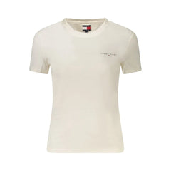 Tommy Hilfiger White Cotton Women T-Shirt - T-Shirts
