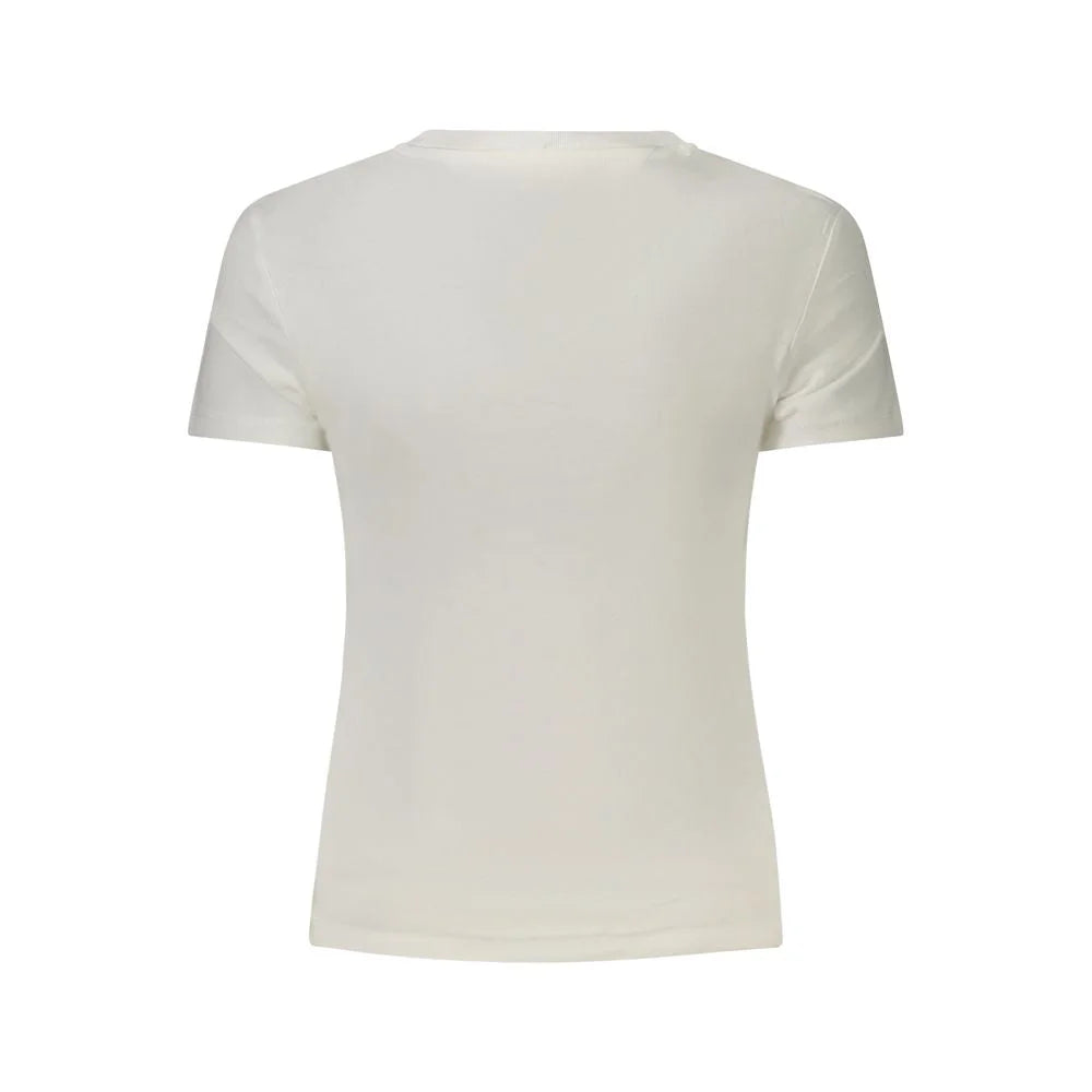 Tommy Hilfiger White Cotton Women T-Shirt - T-Shirts