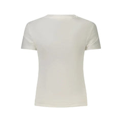 Tommy Hilfiger White Cotton Women T-Shirt - T-Shirts