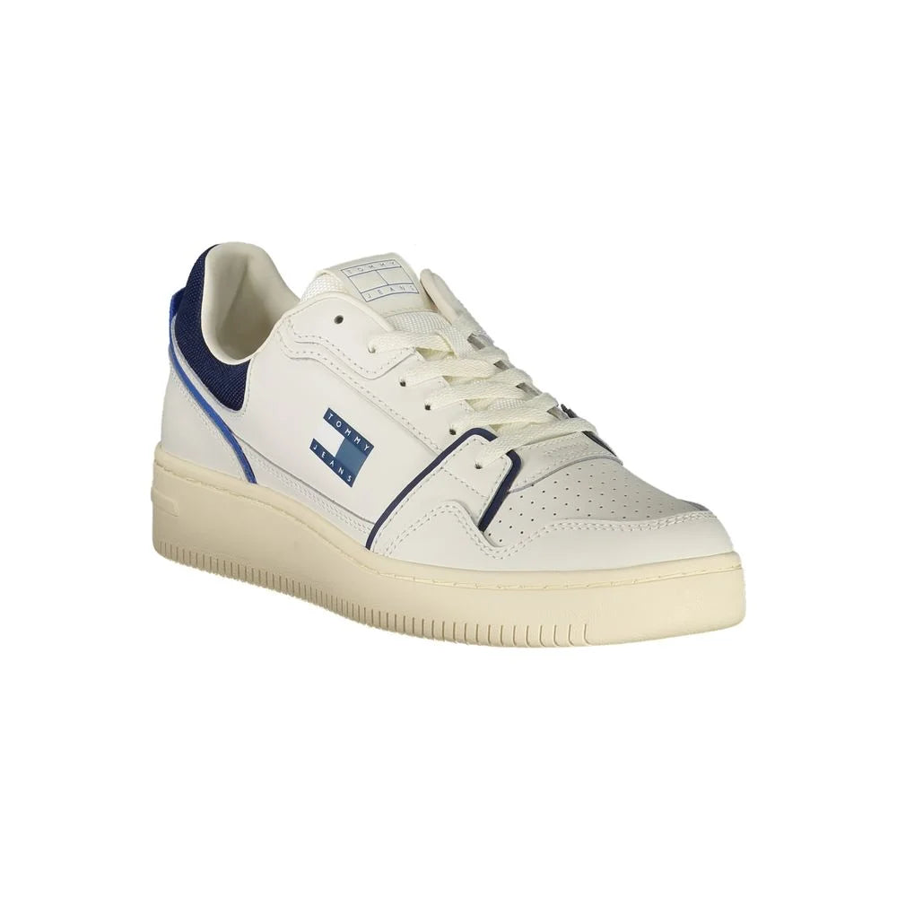 Tommy Hilfiger White Leather Men Sneaker