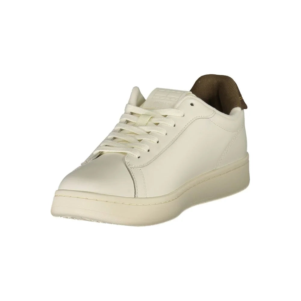 Tommy Hilfiger White Leather Men Sneaker