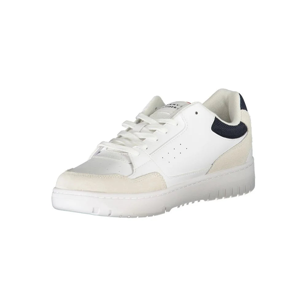 Tommy Hilfiger White Leather Men Sneaker - EU40/US7