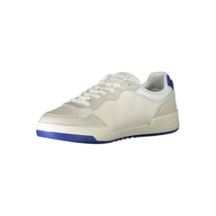 Tommy Hilfiger White Leather Men Sneaker - Sneakers