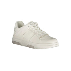 Tommy Hilfiger White Leather Men Sneaker - Sneakers