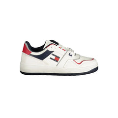 Tommy Hilfiger White Leather Men Sneaker - Sneakers