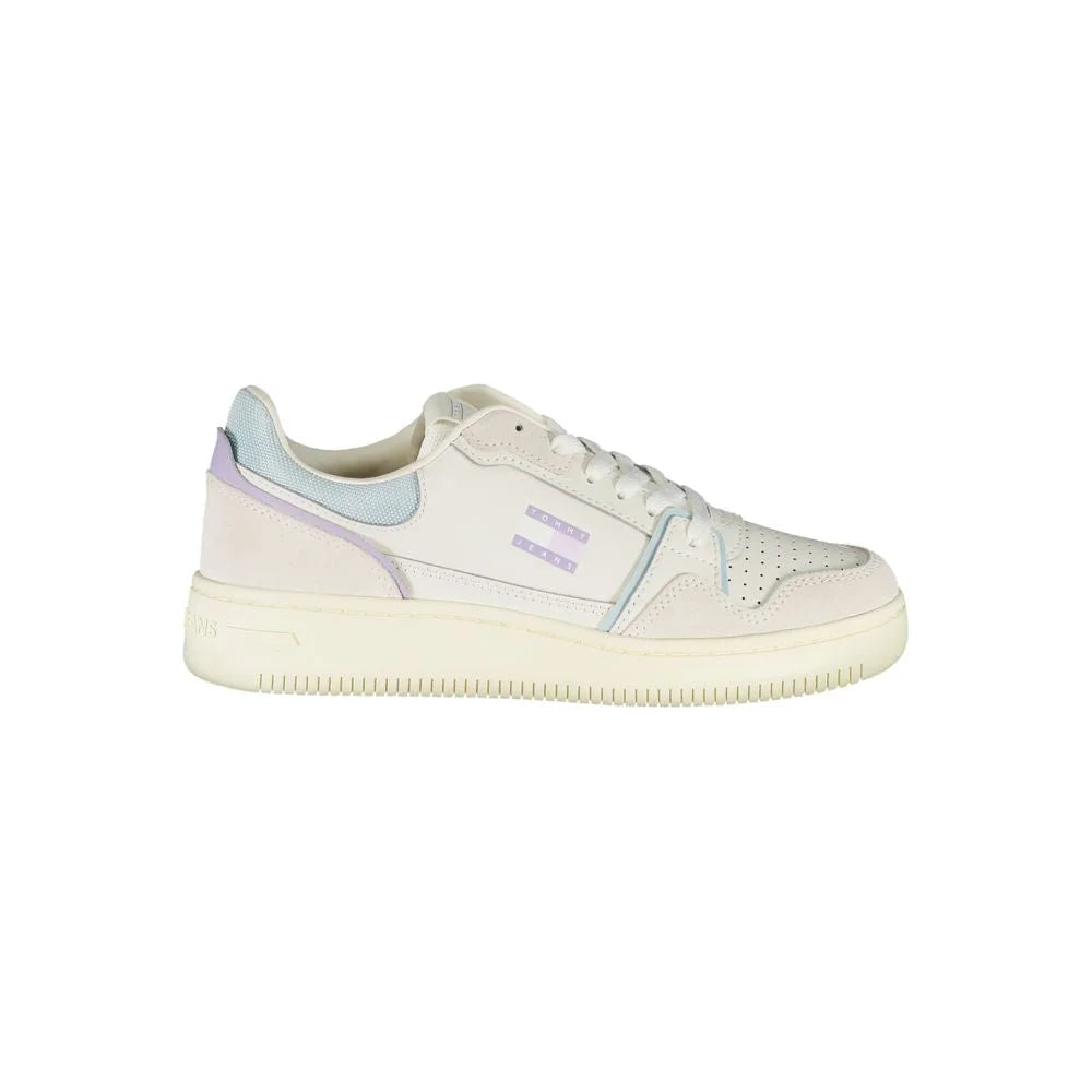 Tommy Hilfiger White Leather Women Sneaker