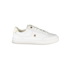 Tommy Hilfiger White Leather Women Sneaker - EU40/US10