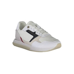 Tommy Hilfiger White Leather Women Sneaker - EU41/US11 - Sneakers