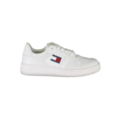 Tommy Hilfiger White Leather Women Sneaker - Sneakers