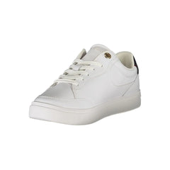 Tommy Hilfiger White Leather Women Sneaker - Sneakers
