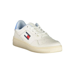 Tommy Hilfiger White Leather Women Sneaker - Sneakers
