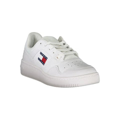 Tommy Hilfiger White Leather Women Sneaker - Sneakers