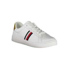 Tommy Hilfiger White Leather Women Sneaker - Sneakers