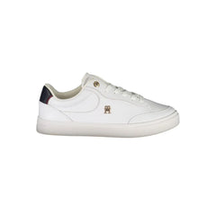 Tommy Hilfiger White Leather Women Sneaker - Sneakers