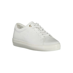 Tommy Hilfiger White Leather Women Sneaker - Sneakers