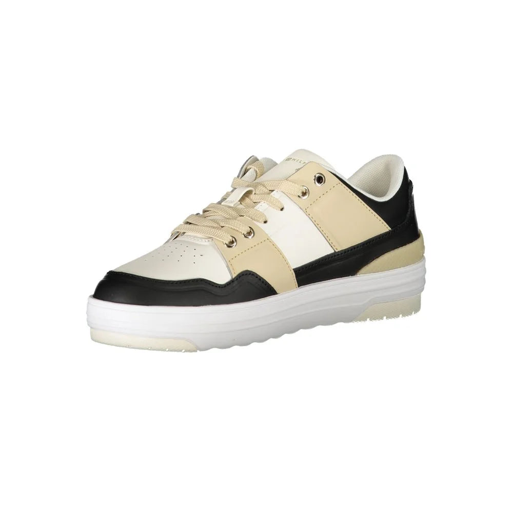 Tommy Hilfiger White Leather Women Sneaker - Sneakers