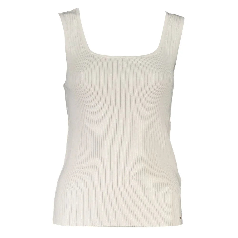 Tommy Hilfiger White Modal Women Top - S