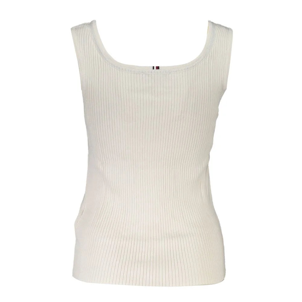 Tommy Hilfiger White Modal Women Top - S
