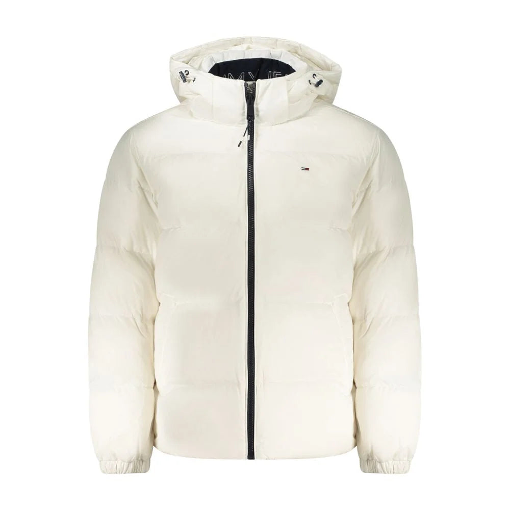 Tommy Hilfiger White Polyester Jackets & Coat