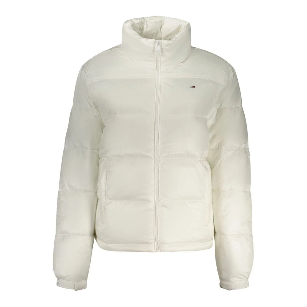 Tommy Hilfiger White Polyester Jackets & Coat