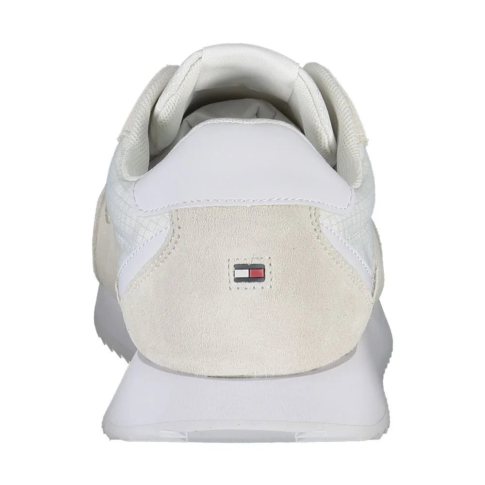 Tommy Hilfiger White Polyester Men Sneaker - EU40/US7 - Sneakers
