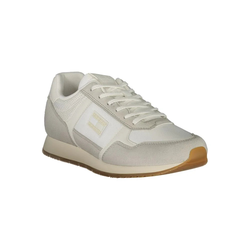 Tommy Hilfiger White Polyester Men Sneaker - Sneakers