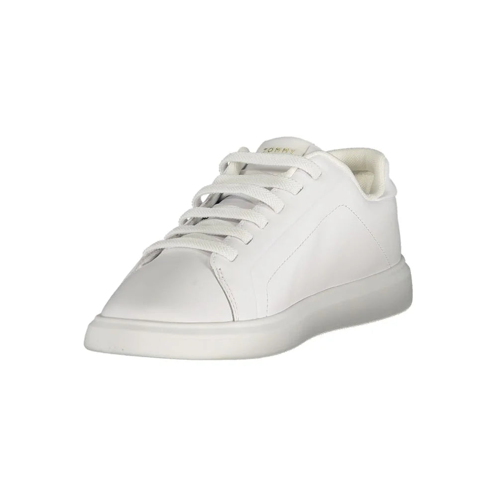 Tommy Hilfiger White Polyester Sneaker