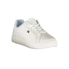 Tommy Hilfiger White Polyester Sneaker - EU39/US9