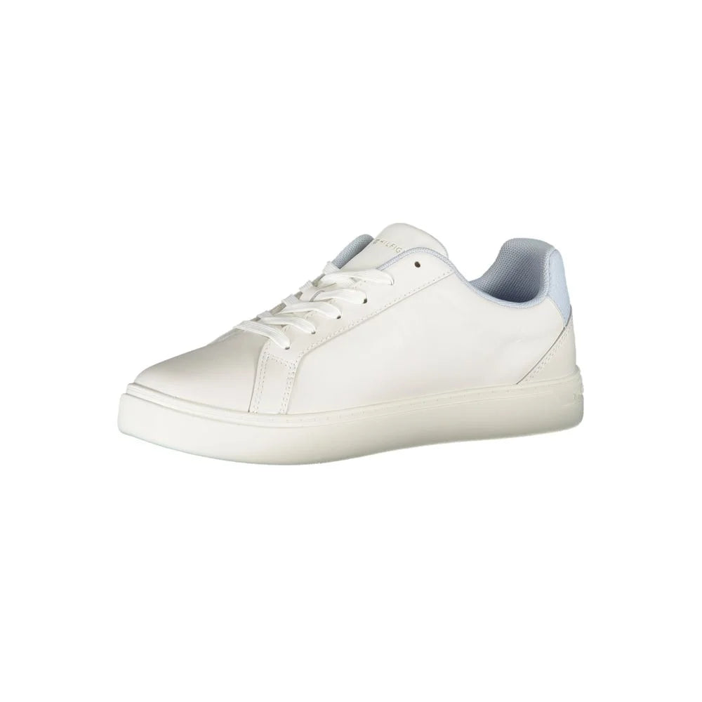 Tommy Hilfiger White Polyester Sneaker - EU39/US9