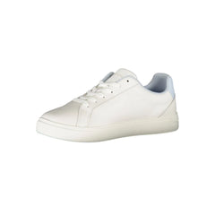 Tommy Hilfiger White Polyester Sneaker - EU39/US9