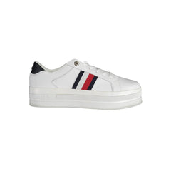 Tommy Hilfiger White Polyester Sneaker - EU41/US11 - Sneakers