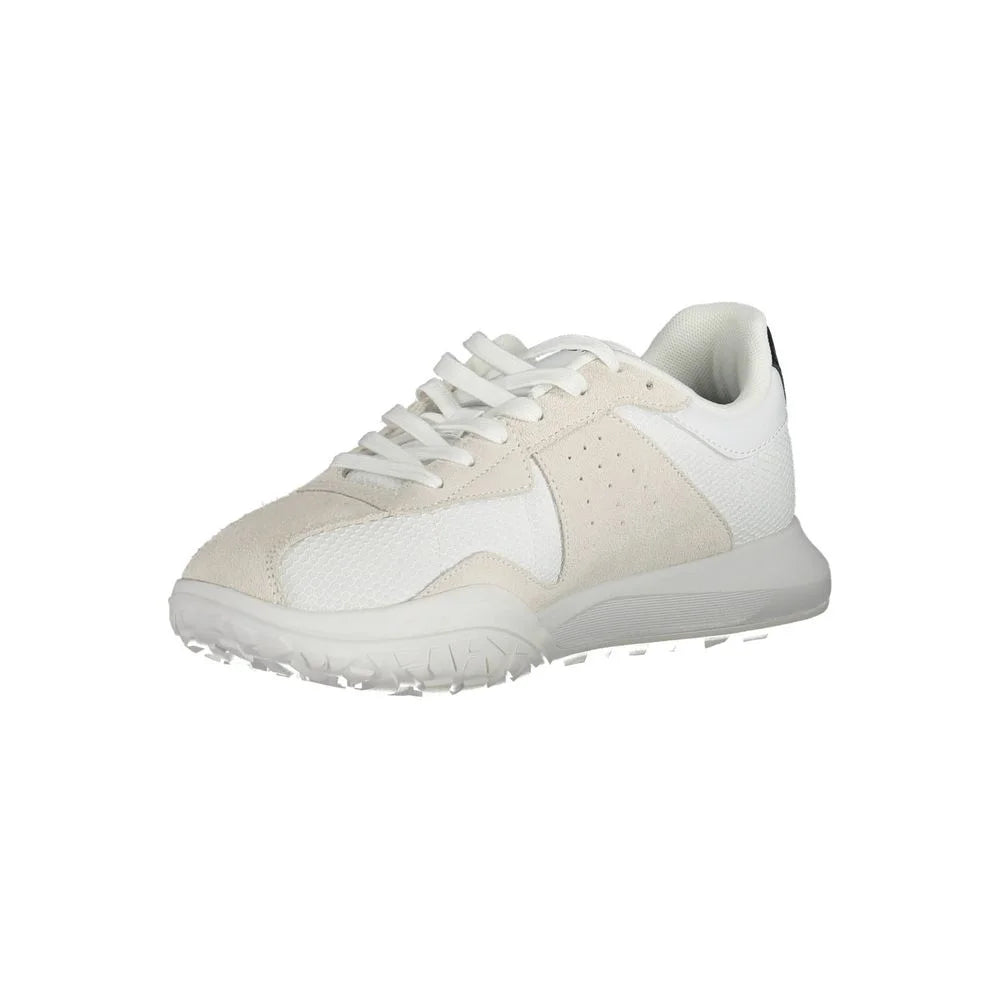 Tommy Hilfiger White Polyester Sneaker - EU42/US9