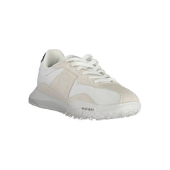 Tommy Hilfiger White Polyester Sneaker - EU42/US9 - Sneakers