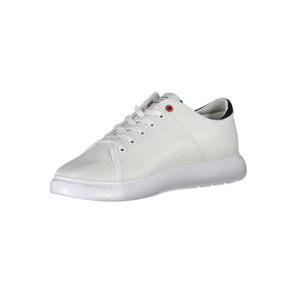 Tommy Hilfiger White Polyester Sneaker - EU44/US11 - Sneakers