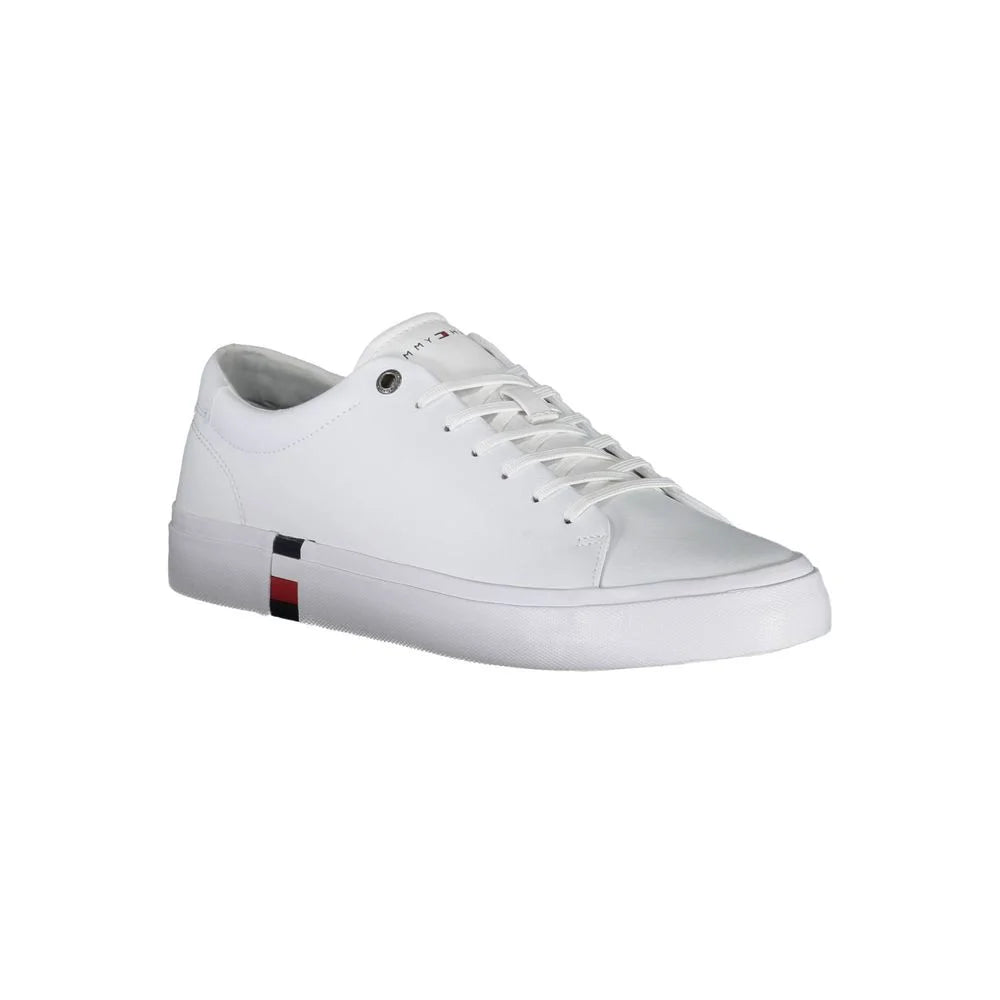 Tommy Hilfiger White Polyester Sneaker - EU44/US11 - Sneakers