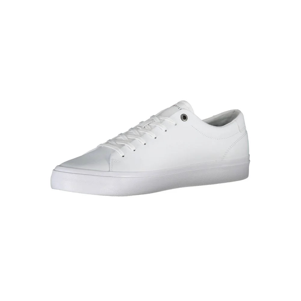 Tommy Hilfiger White Polyester Sneaker - EU44/US11 - Sneakers